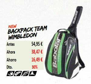 Babolat Mochila Wimbledon Babolat Mochila Wimbledon